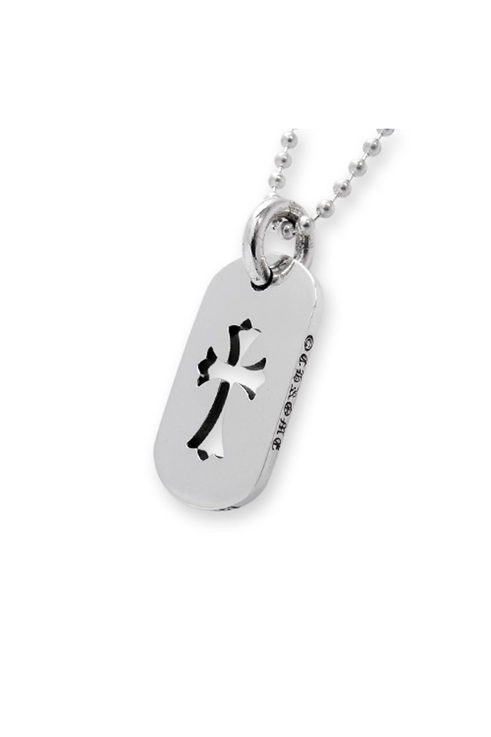 CHROME HEARTS - ドッグタグ S カットアウトクロス | Tempt