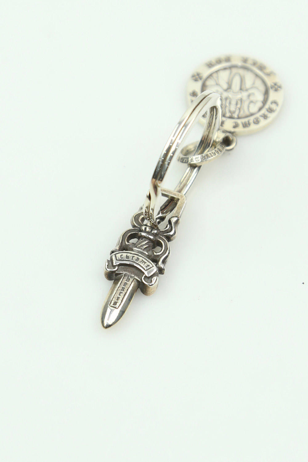 CHROME HEARTS　クロムハーツエンジェルメダル　FUCKYOU CHROME HEARTS - エンジェルメダルキーリング w/fuck you | Tempt