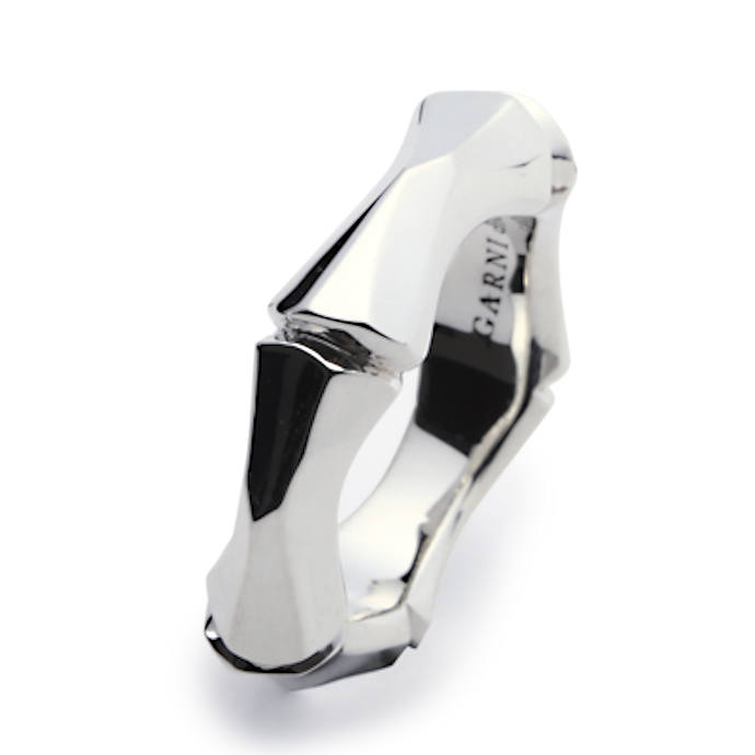 GARNI - Crockery Bamboo Ring - L / シルバー | Tempt