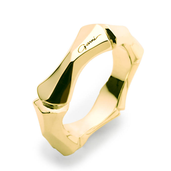 GARNI - Crockery Bamboo Ring - L / ゴールド | Tempt