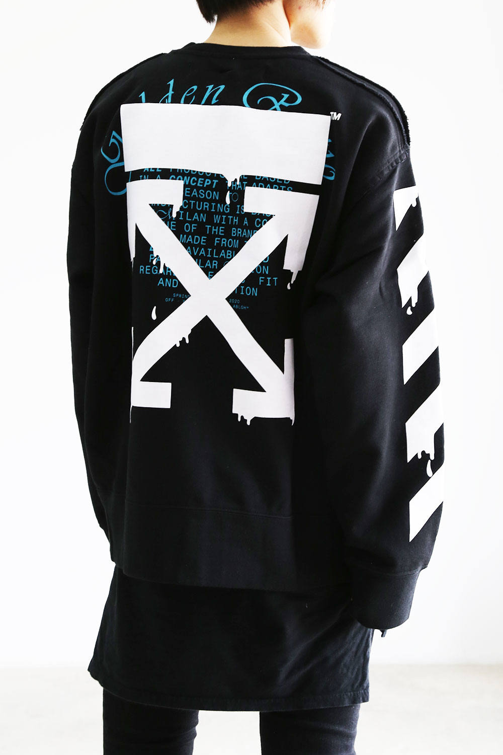 dripping arrows incompiuto sweatshirt