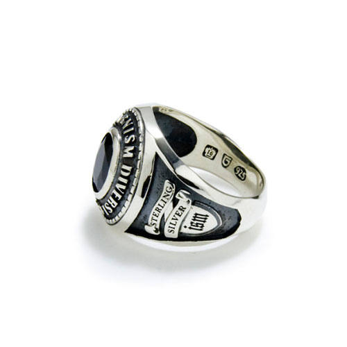 GARNI - Ism College Ring - S / ブラック | Tempt