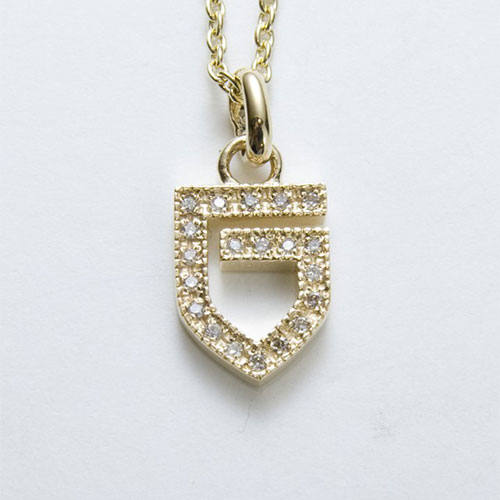 GARNI - K10 Grain G Pendant w/d | Tempt
